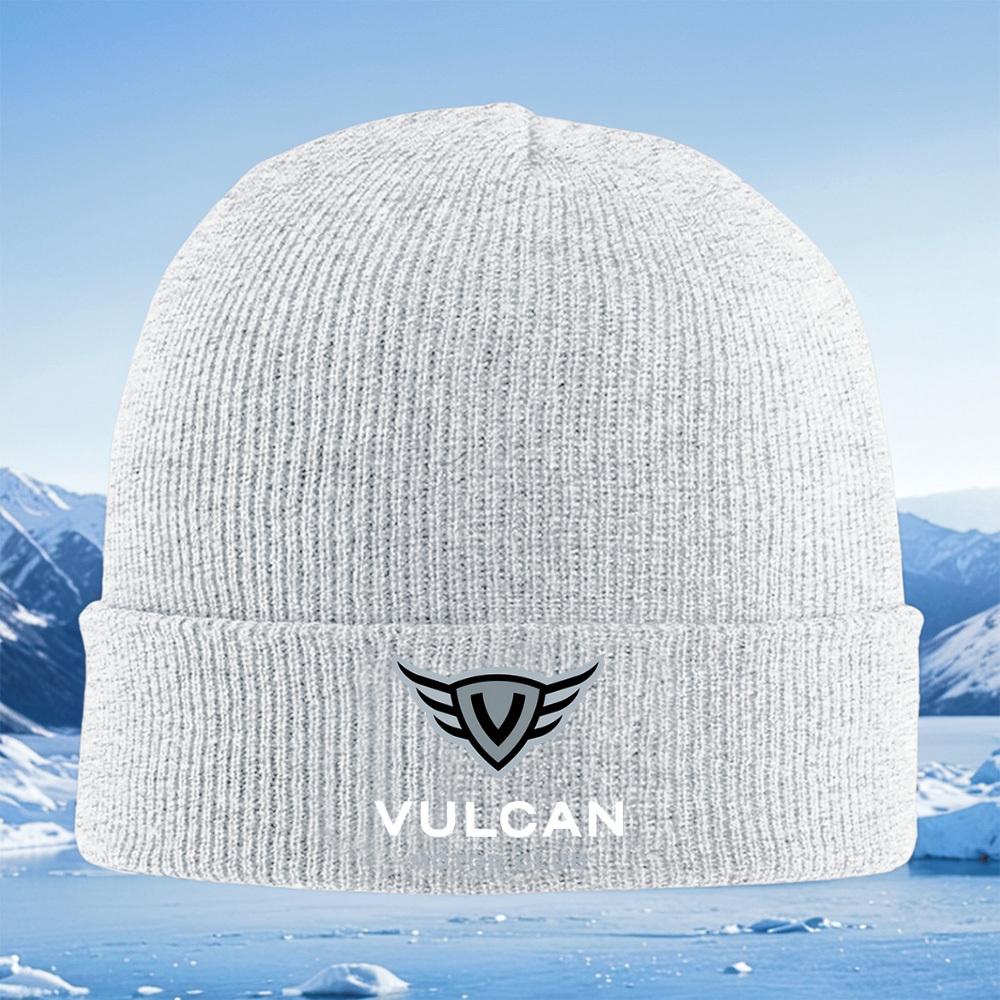 Wings shield logo motor club text Men Women Unisex Knitted Hat Beanie Pullover Cap Winter Thermal Warm Christmas Outdoor Cycling