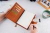 A5 Genuine Leather Notebook Compatible with Hobonichi Premium Planner Cover with Pen Card Bookmark and Snap Business Gift Cover, Cousin, Holder,