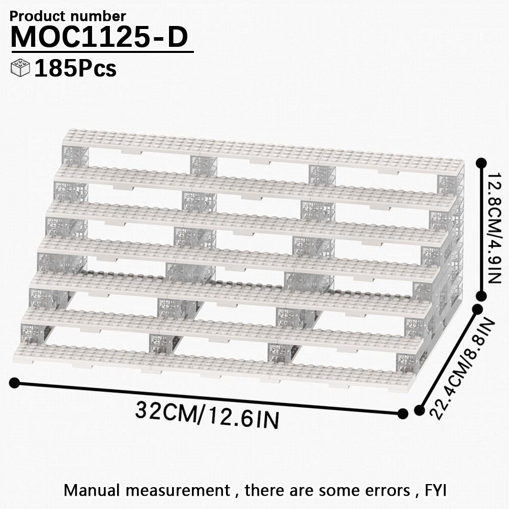 MOC Stand Movie Anime Military Action Figure Display Stands Box Blocks Compatible 75257 05007 75105 High-Speed Championed Block Bricks Toys Playsets