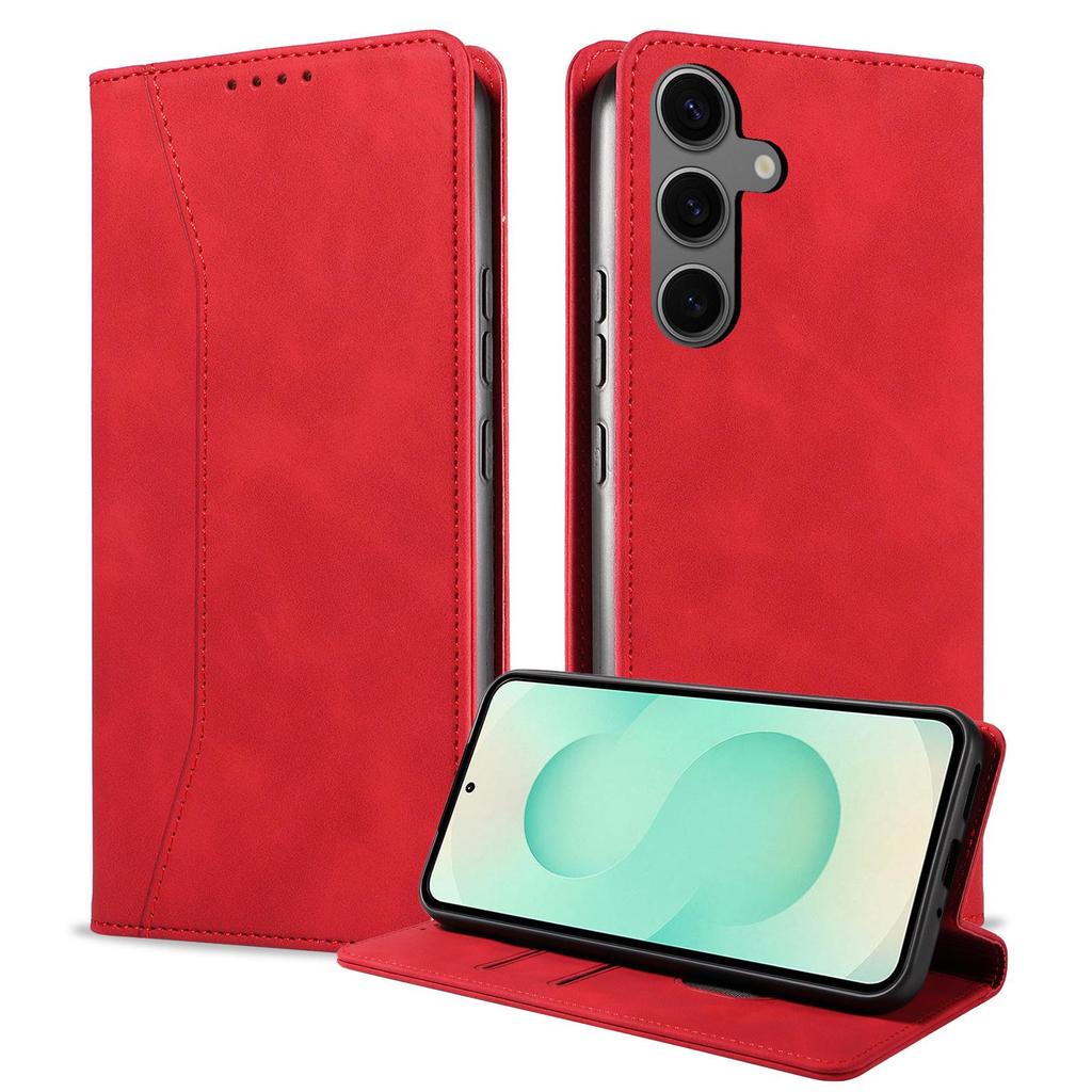 Magnetic Leather Flip Case for Samsung S24 Ultra - Protective Cover for Models A15, A34, A55