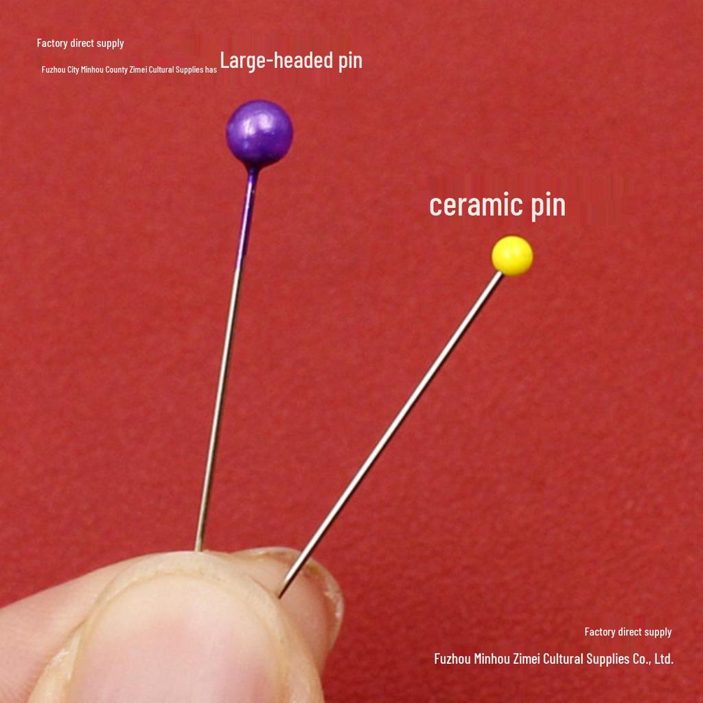 Szpilki z perłową główką do szycia krawieckiego i odzieży