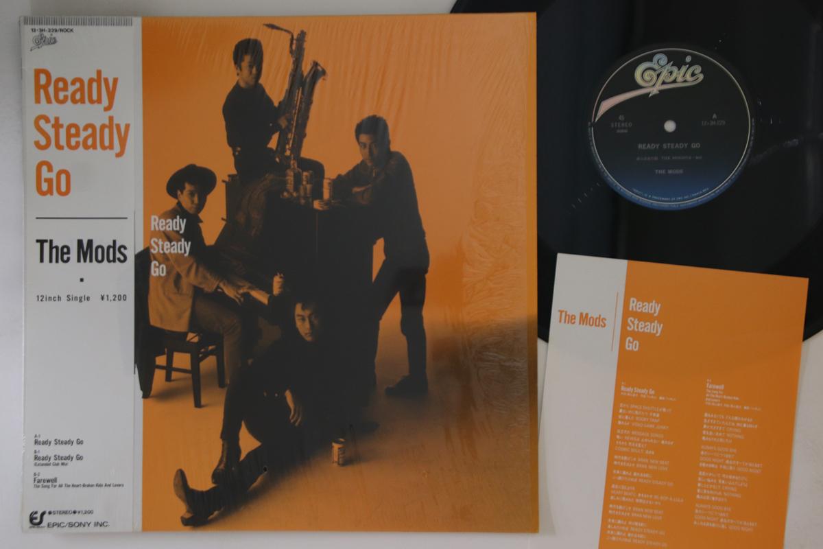 

12-дюймовая пластинка MODS Ready Steady Go Farewell 123H229 EPIC 1986 Япония Obi Японский PopRock Б/у