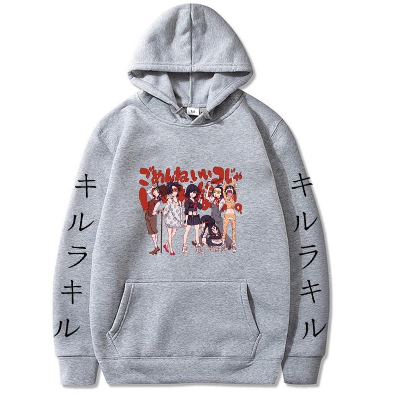 KILL La KILL Japanese Animation Hoodie Men Women Harajuku Pullover Street Wear Unisex Autumn Winter Plushed
