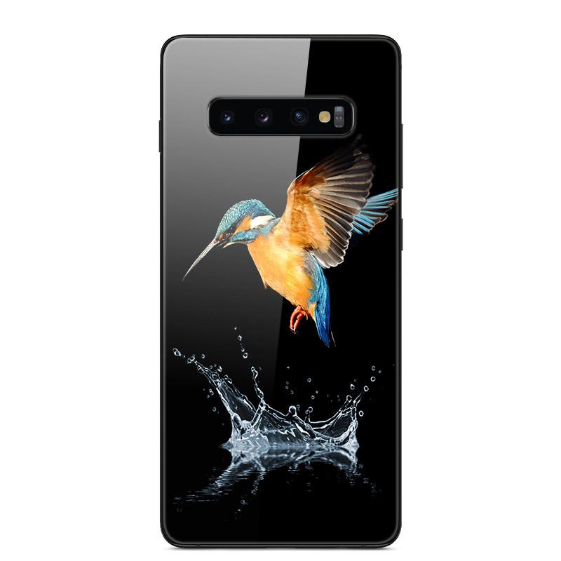 For Samsung S10 Plus Case Tempered Glass Hard Phone Back Cover Coque For Samsung Galaxy S10E S 10 5G S10plus Bumper Cases Capa
