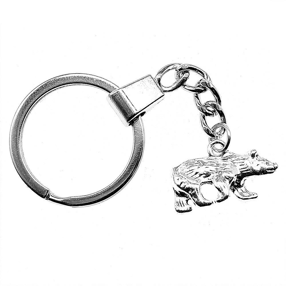 Medical Caduceus Star Charm Keychain Nurse Doctor Pendant Dinosaur Key Ring 30mm
