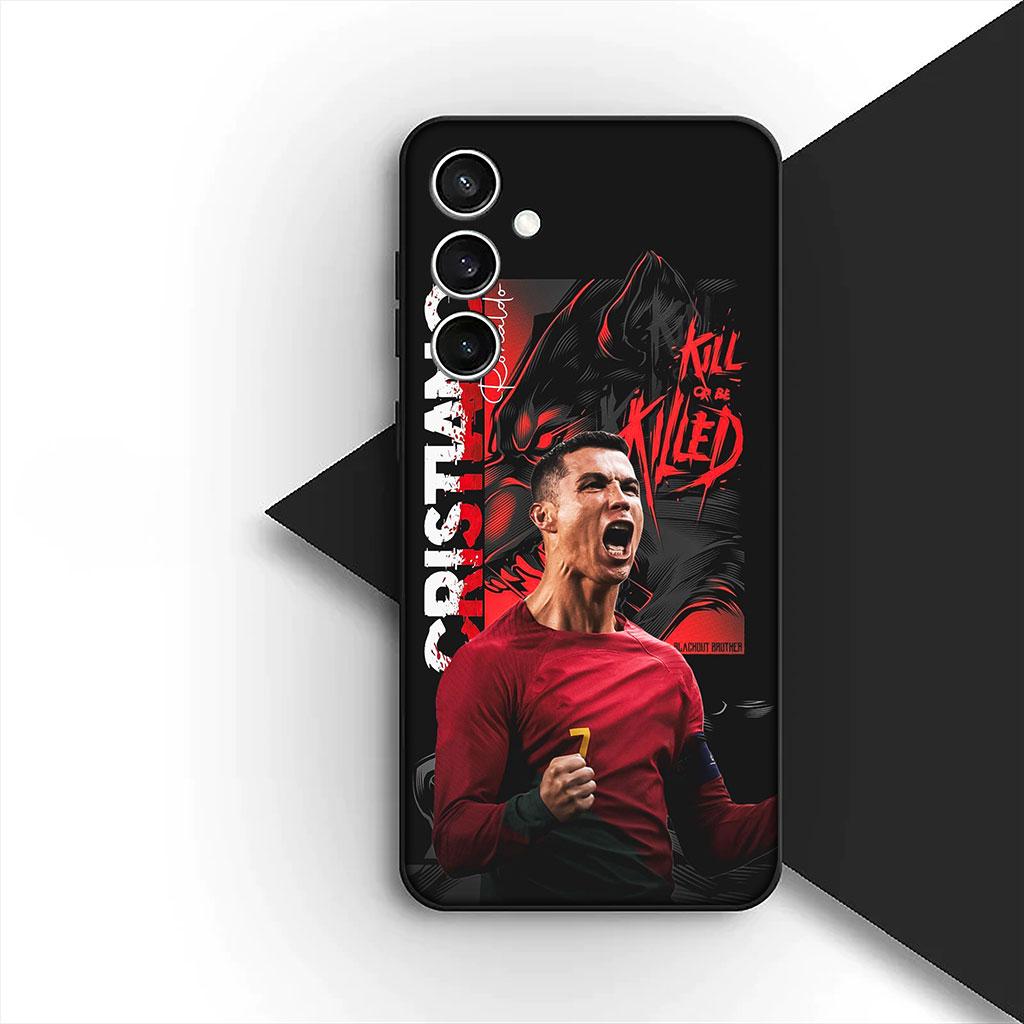 Phone Cover for Motorola Moto Edge 70 60 Fusion NEO Pro G Stylus G56 G96 G04 G05 20 Case  Soccer No7 King CR7s Football No 7