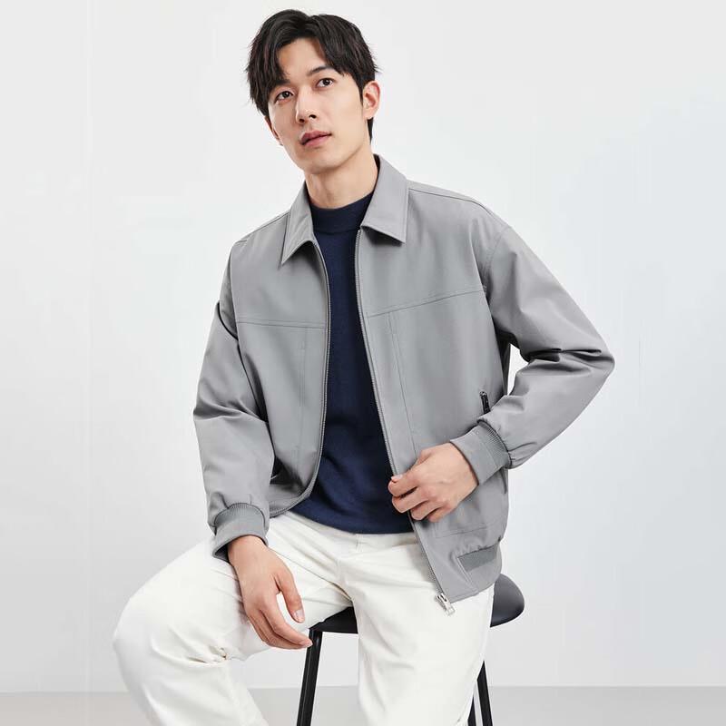 SEPTWOLVES Men's Lapel Casual Jacket
