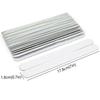 10 Pezzi Lime per Unghie Grana 180/240 Lavabili in Legno per Manicure Dritti Carta Vetrata Resistente Forniture per Unghie Acriliche da Salone