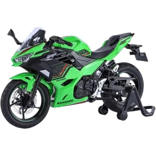

Diggly Collectible Diecast Motorcycle Model Mini Bike Limited Edition Metal Simulation Bike 1:12 Kawasaki 400 Alloy Racing Cross-Country Motorcycle Mo
