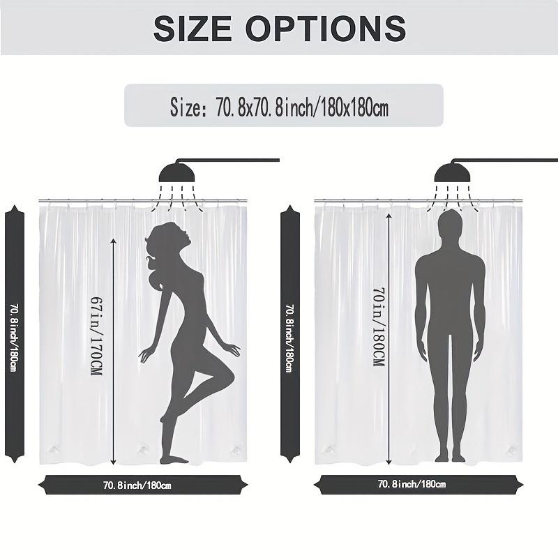 Transform Your Bathroom with this Waterproof Shower Curtain Featuring a Lush Forest Waterfall for a Relaxing Ambiance