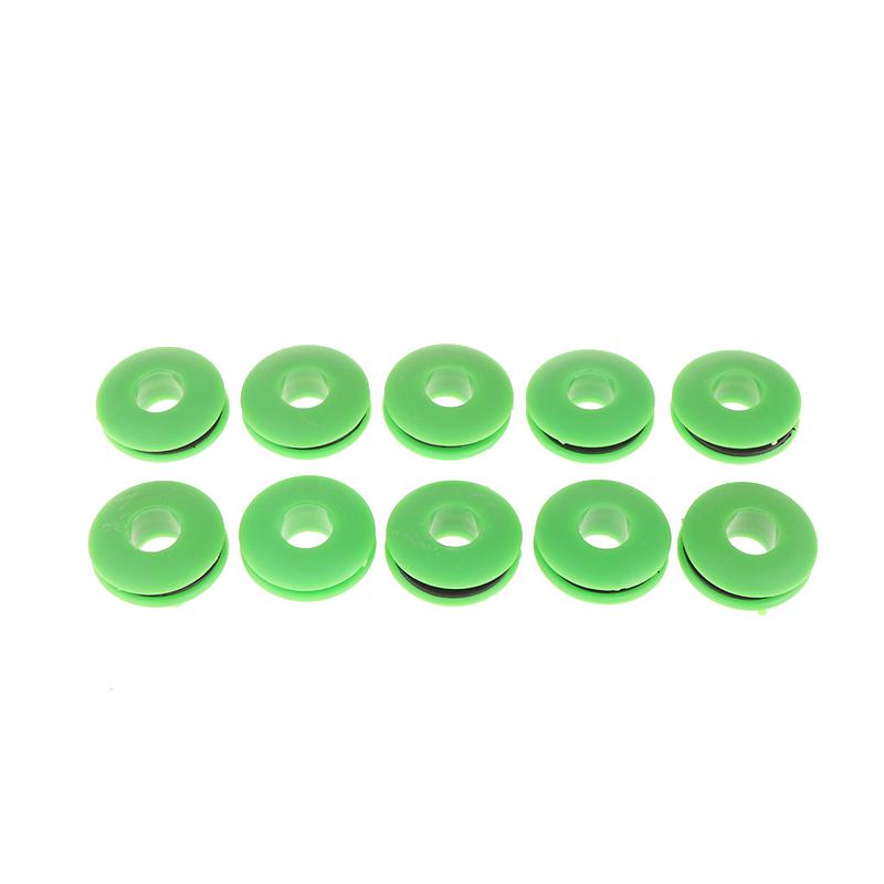 

10 шт. нейлоновых люверсов-пряжек для брезентов и покрытий для бассейнов, аксессуары для кнопок-защелок для DIY зелёный