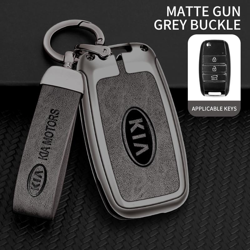 BTSOM1 Metal Car Key Case Cover Shell Fob For KIA RIO 3 K2 K3 K4 K5 Sportege Picanto Optima Soul Ceed Sorento Forte Stinger Cerato