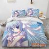 Anime Beautiful Girl Hatsune Miku Balinese Duvet Cover Set Bedding with 1-2 Pillowcases Room Teens Bedroom Decor Fans Gift