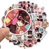 50 New Anime Tied Boy Hanako-jun Doodle Stickers Suitcase Laptop Waterproof Stickers