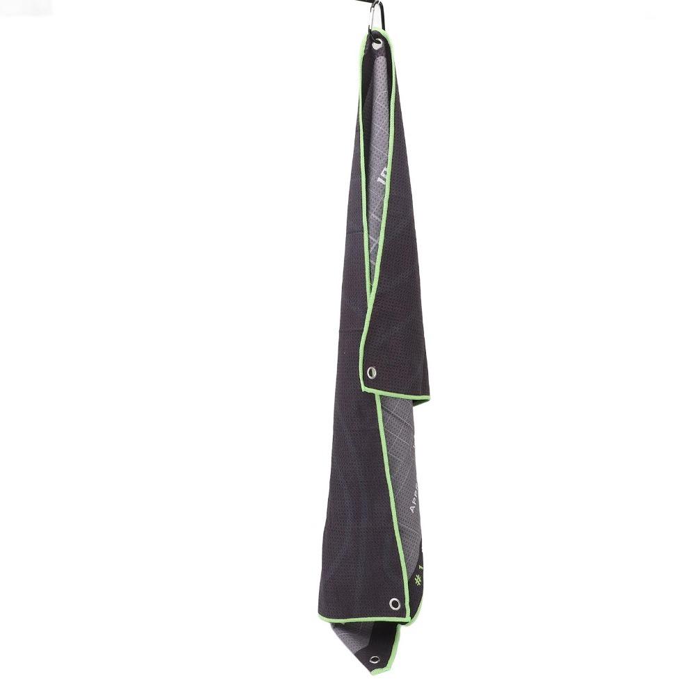 Putter Standing Position Golf Training Towel Microfiber Golf Club Towel Putting Training серый