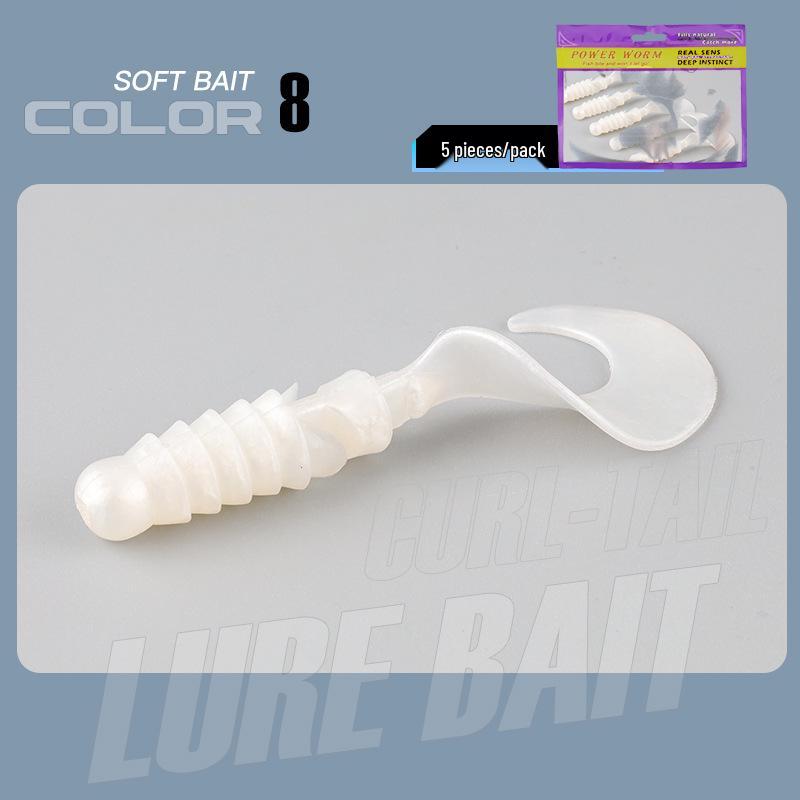 Big Wave Lockenschwanz Weichköder für Barsch und Mandarinfisch