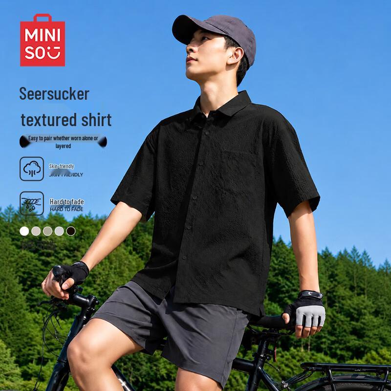 MINISO Men s Summer Lightweight Casual Shirt XL