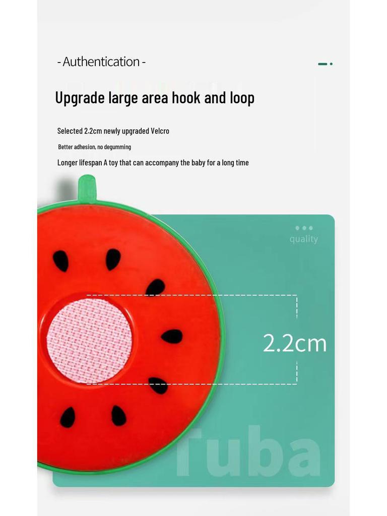 Kids' Velcro Fruit & Veggie Cutting Set - Magnetic Dollhouse Toy for Boys & Girls