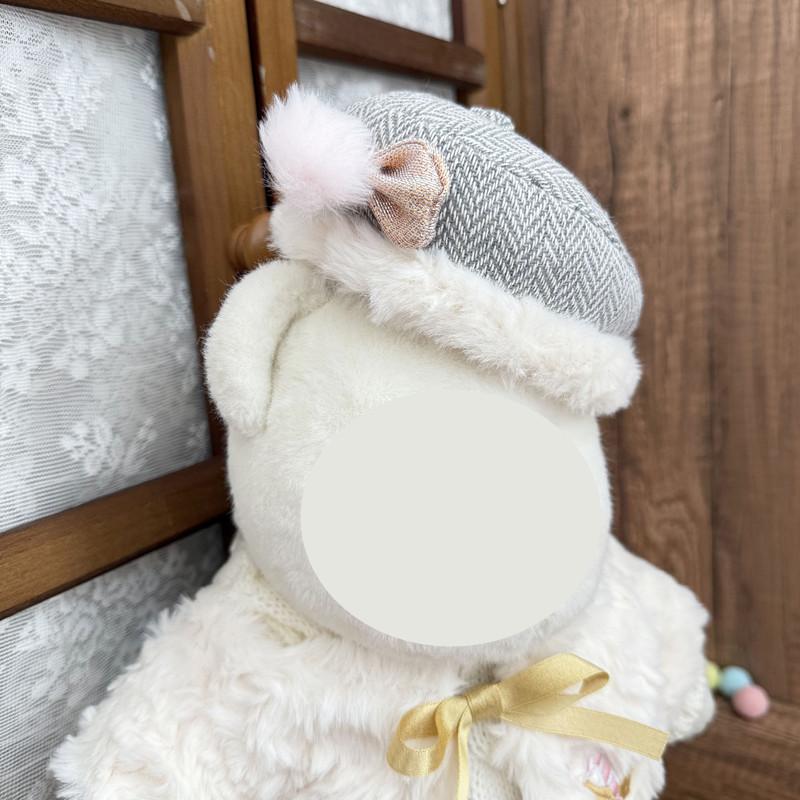 [Cloth Only] 30cm Doll Clothes Hooded White Sweater Cardigan Adorable & Fashionable Dolls Accessories