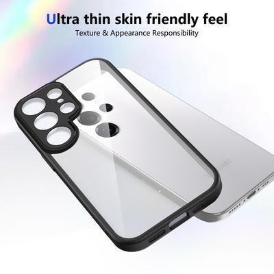 Phone Case For Samsung Galaxy S25 Ultra S24 Plus Airbag Shockproof Shell TPU+Transparent For Samsung S25Edge S24FE S23FE Case