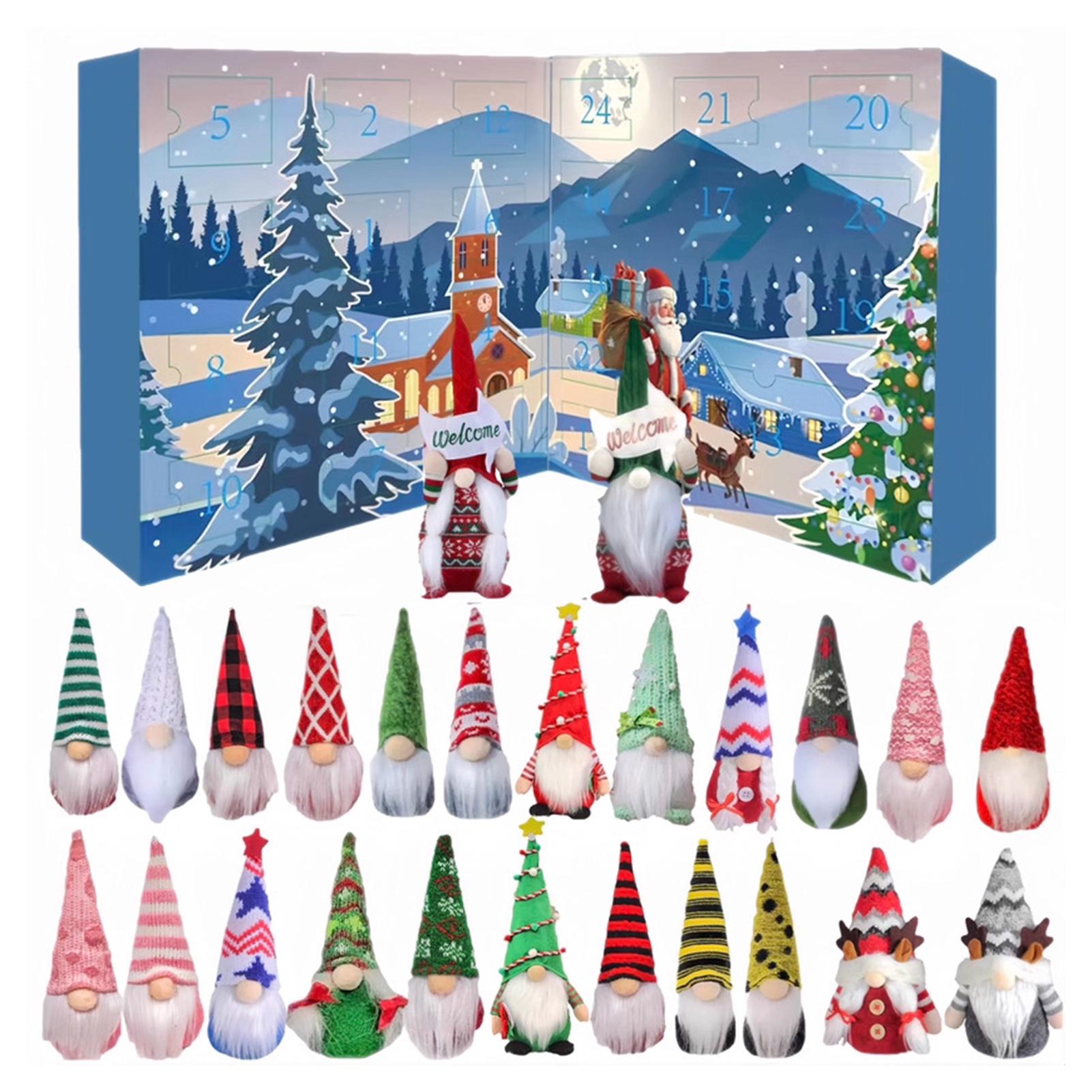 

Adorable Gnome Elf Advents Calendar 2026 Personalized Surprise Holiday Present Box For Men Women As Shown
