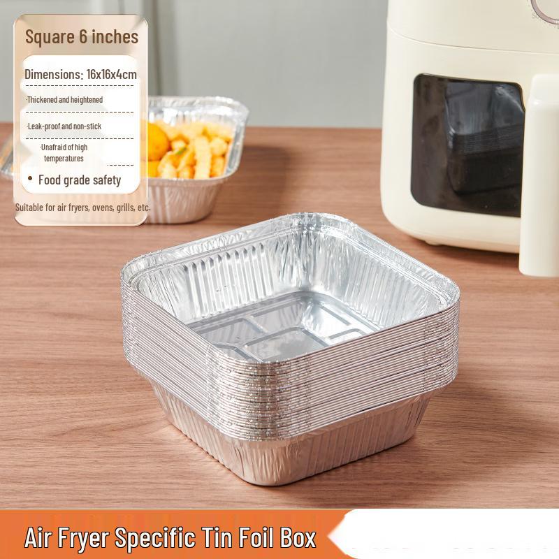 ZISIZ Square Aluminum Foil Baking Pans