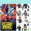 Tv6107 Sci-fi Series Clone Commander Echo Ahsoka Children's Assembly Figure Building Blocks Toy Suitable For Ages 3-14