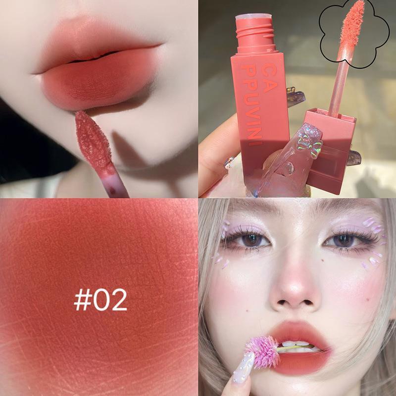 Cloud Lip Mud Matt Samt Whitening Lip Glaze Matt Rotbraun Seidiger Antihaft-Lipgloss