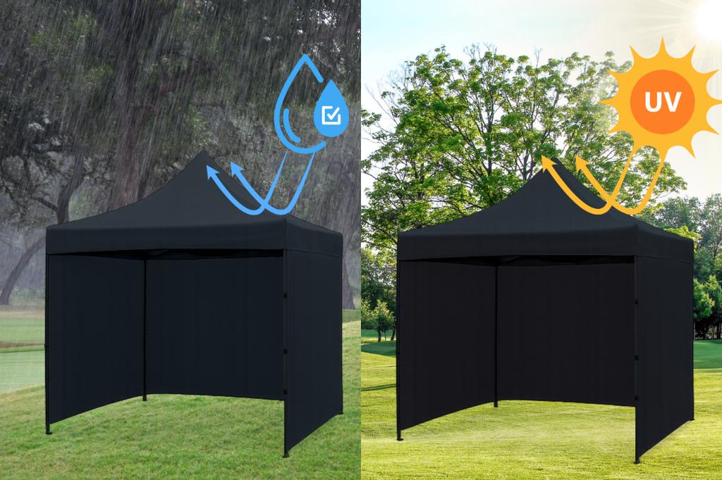Garden tent, self-assembling pavilion, commercial gazebo, roof 3x3m