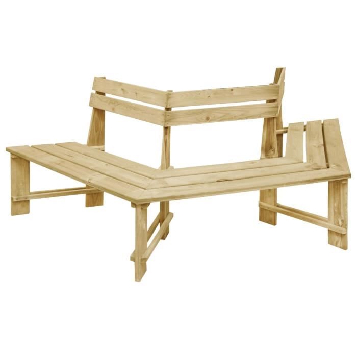 VidaXL Banc de jardin 240 cm Bois de pin imprégné