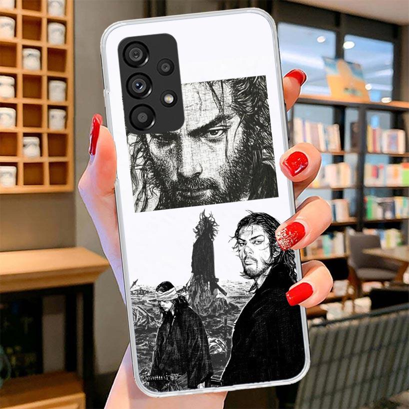 Vagabond Samurai Comic Phone Case For Samsung Galaxy A12 A22 A32 A52 A72 A02S Phone Case Note 20 Ultra 10 S10 Plus A51 A71 A50S