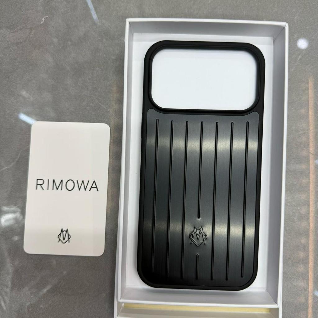 RIMOWA Authentische Koffer-Stil Handyhülle für iPhone 17 Pro Max/16 Pro Max/15/14