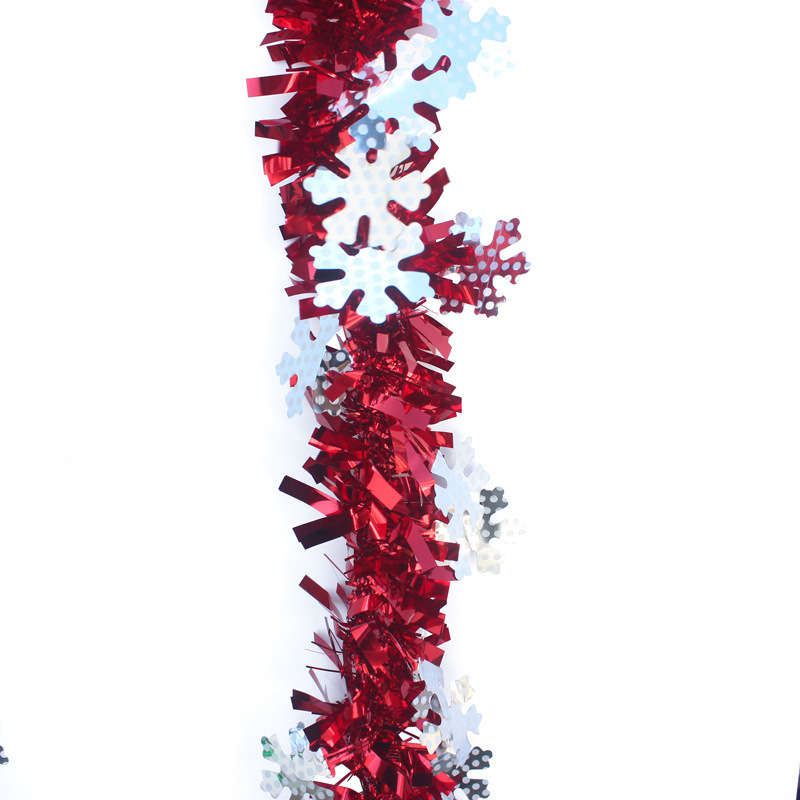 Christmas Tinsel Birthday Scene Layout Party Supplies Snowflake Garlands 2PC Wedding Decor