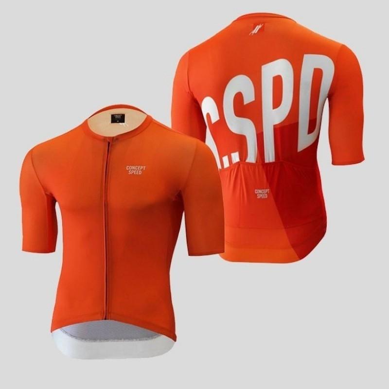 CSPD Men Women's Milk Silk Short-sleeved Cycling Clothes Breathable Bicycles Mountain Bikers Road Tops