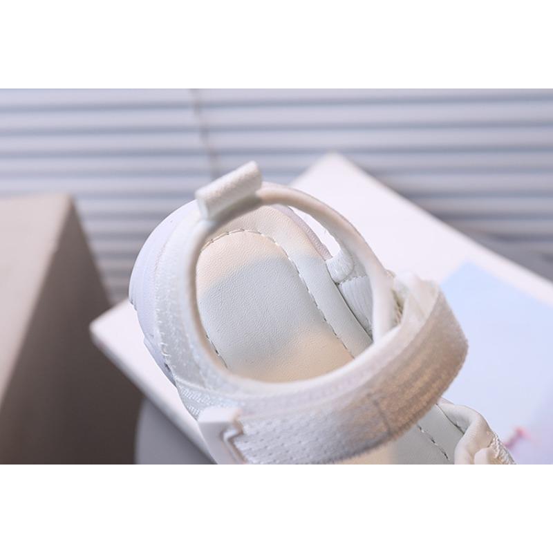 Summer Solid Color Open Toe Soft Sole Beach Sandals Toddler Girls Walking Shoes For Little Kids