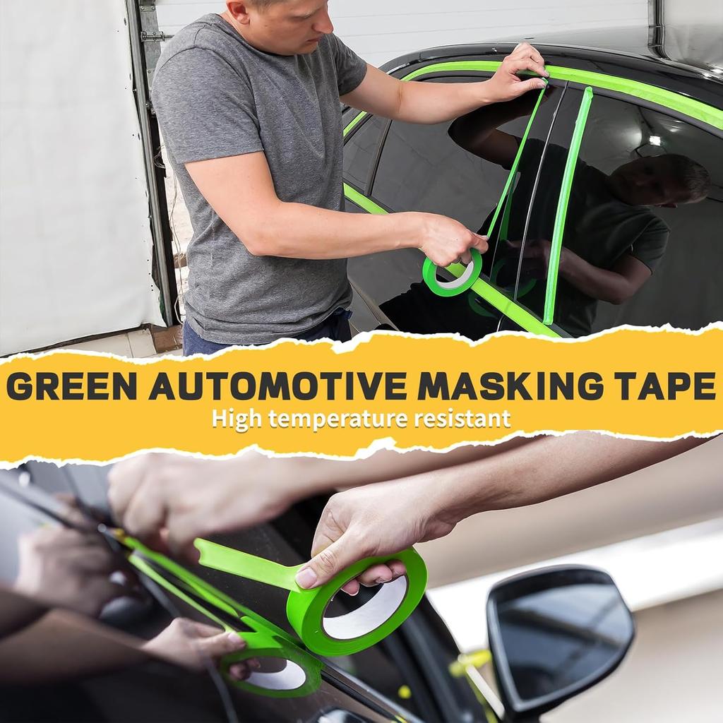 Long Masking Tape Wall Spraying Paint Hand Tear Paper Tape DIY Single Side Adhesive Tape for Car House Oil Painting Sketch