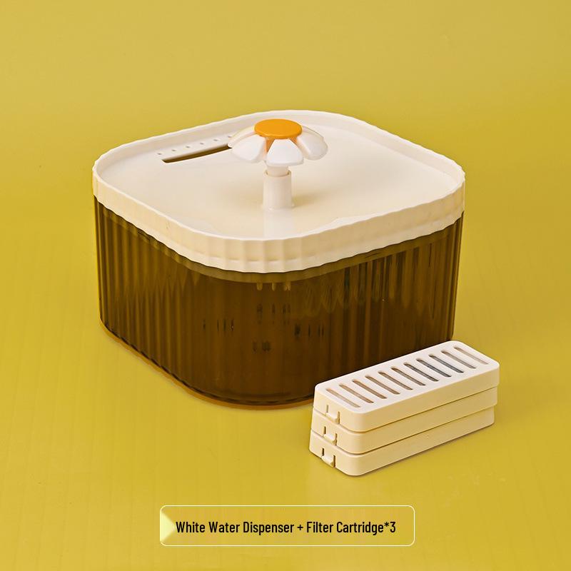 Smart Pet Water Fountain with Automatic Circulation and Filtered Flow for Cats and Dogs