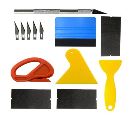 New Car Film Wrap Tool Kit Squeegee Set Vinyl Scraper Cutter for Vehicle Window Tint Car Accessories Wrapping Tools