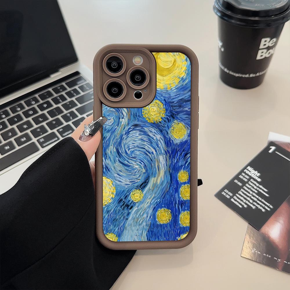 Vincent Van Gogh's The Starry Night Print Case For Samsung Galaxy A56 A55 5G A54 A53 A35 A33 S25 S24 Ultra S23 FE S22 Plus Cover