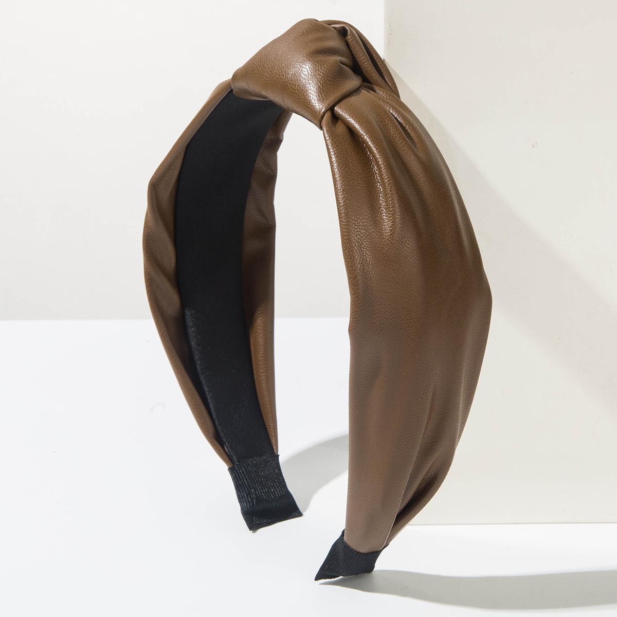 

New Style Fashionable Knot-shaped Wide-brimmed Headband - Simple and Elegant, Suitable for Daily Wear and Versatile Accessory.