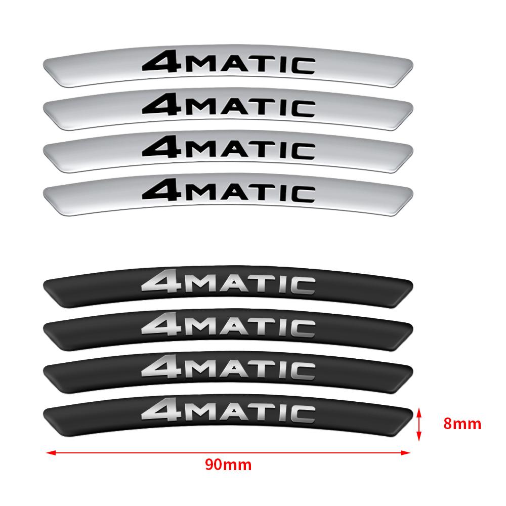 4pcs Aluminum Car Wheel Rim Stickers Decoration Decals For Renault Land Rover Subaru Volvo BMW Lexus JEEP Mazda HYUNDAI Citroen