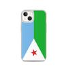 Phone Case – Flag of Djibouti – Compatible iPhone 13 – Soft Case – Resistant and Shockproof - Silicone - Pixelforma
