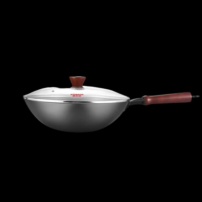 KÖBACH 32cm Cast Iron Wok