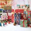 10 Sheets Christmas Gift Wrapping Paper Art Paper Holiday Packaging Paper  Festive
