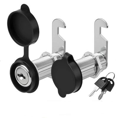 Zinc Alloy Cam Lock With Waterproof Cover Cabinet Drawer Mailbox Latch Lock With 2 Keys For Furniture