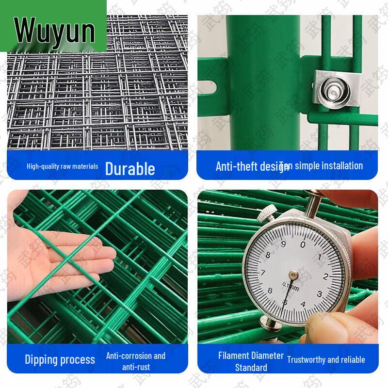 Heavy-Duty Wire Mesh Safety Fence