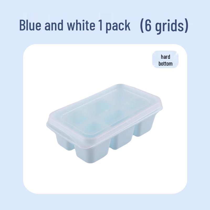 

Силиконовый лоток для кубиков льда с крышкой - Заморозка детского питания, Форма для ледяных шариков, Мини-форма для льда для домашнего использования