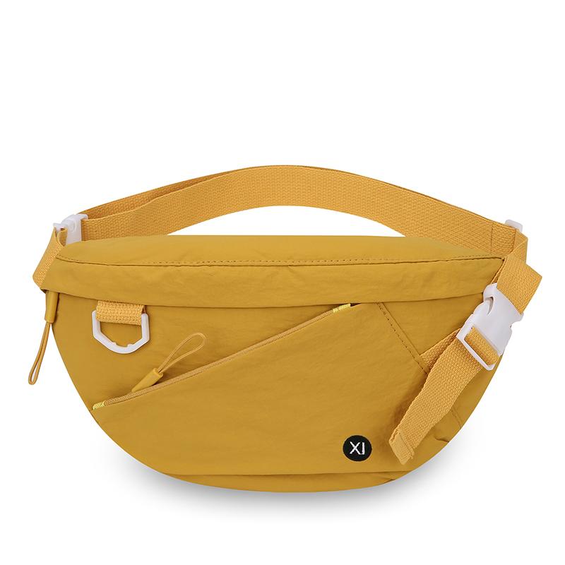Женская водонепроницаемая поясная сумка большой вместимости прочный износостойкий рюкзак для занятий спортом на открытом воздухе для телефонакошелька жёлтый 979₽