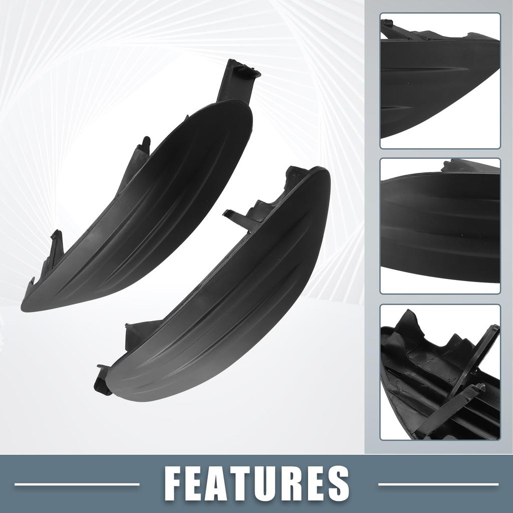 ABSOPRO Front Left and Right Side Fog Lamp Grille Covers Numbers and Fog Lamp Bezel Cover Trim for and Toyota Colla 1 Pair (Part 52128-02200