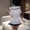 Sexy Sailor Uniform Extremely Erotic Cute High School Maid Style Popular Cosplay Uniform [LIKENNY] Cosplay, See-Through, Miniskirt, Uniform,